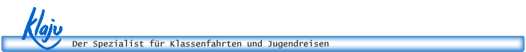 klaju Jugendreisen Ferienlager Kinderreisen Ferienfreizeiten betreute Jugendreisen Logografik
